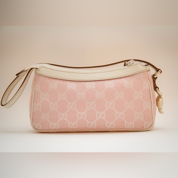 Gucci Pink Cowboy Boot Charm Pochette Bag - Picture 2 of 13